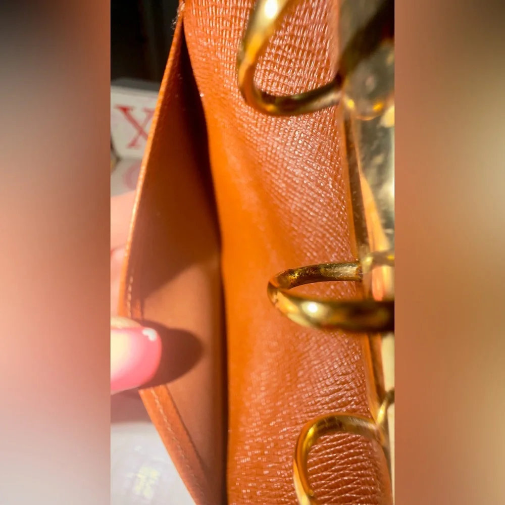 Louis Vuitton Monogram Agenda Planner PM w Gold Pen